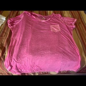 See through pocket T-shirt